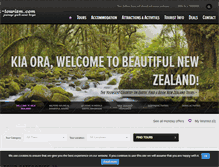 Tablet Screenshot of nz-tourism.com